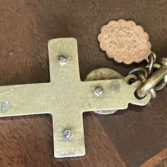 Necklace with cross and medals pull over custom made - Picture 4 of 8